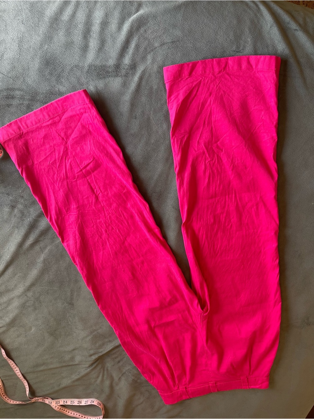 Nicole Miller New York Wide-Leg High-Rise Pants in Vibrant Fuchsia - Picture 5 of 12
